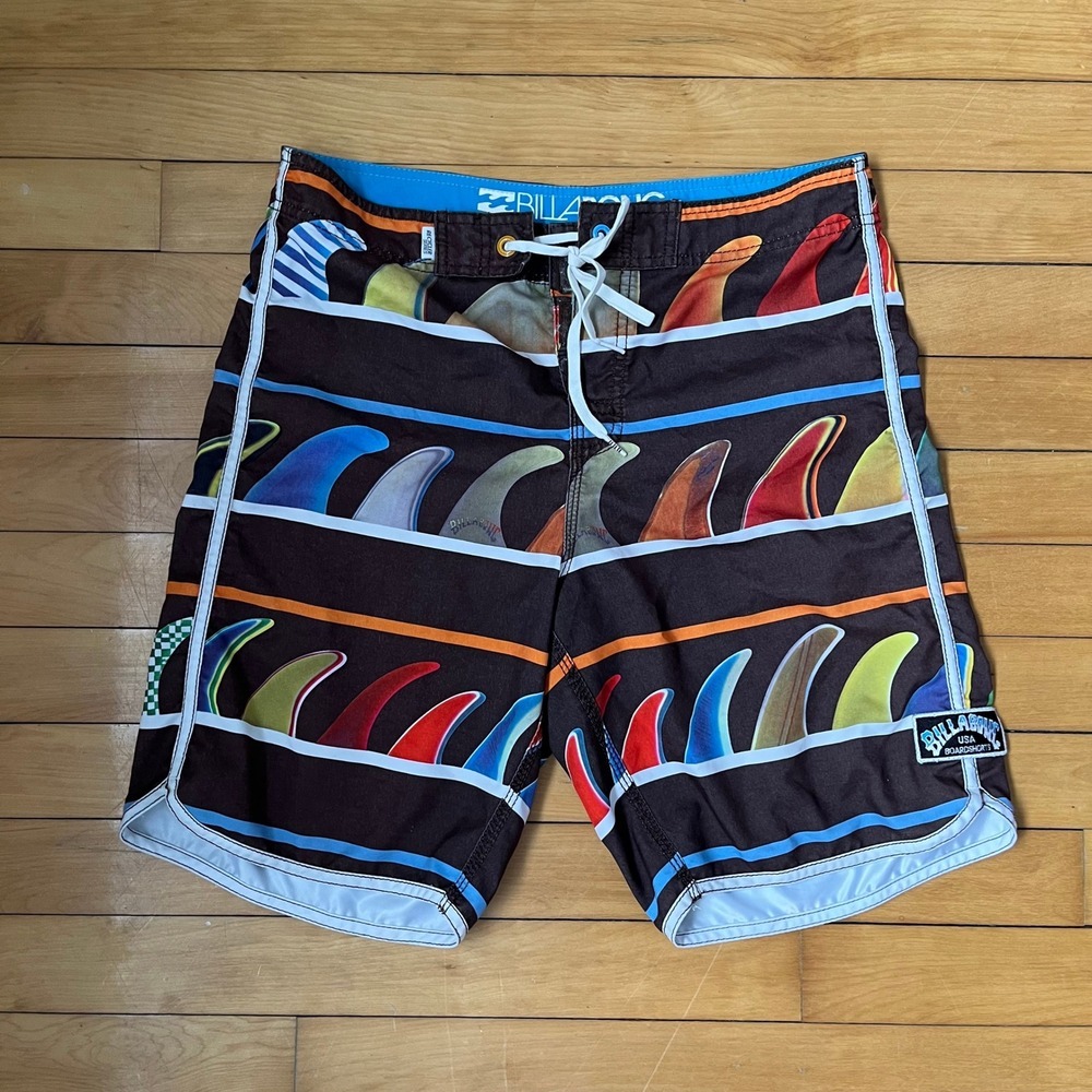 Billabong Donavon Frankenreiter Board Shorts Mens 32 Surf Fin Print M132JDON
